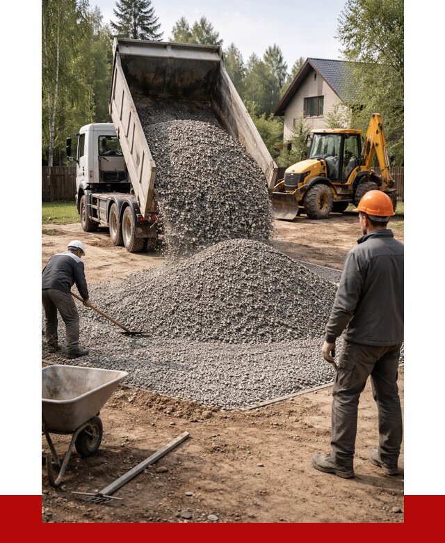 Отсыпка участка щебнем в Заинске от 6610 р. ПРОНЕРУДЗнс