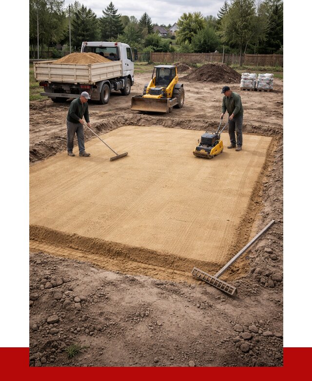 Устройство песчаной подушки в Заинске от 4576 р. ПРОНЕРУДЗнс